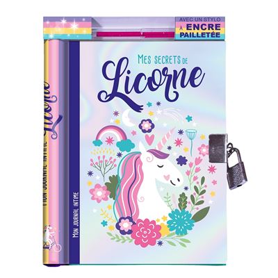 Journal intime mes secrets de licorne