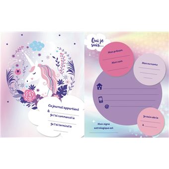 Journal intime - Mes secrets de licorne