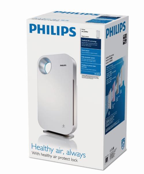 Purificateur d'air Philips AC4072/11 avec filtre multi-couche 47W Blanc