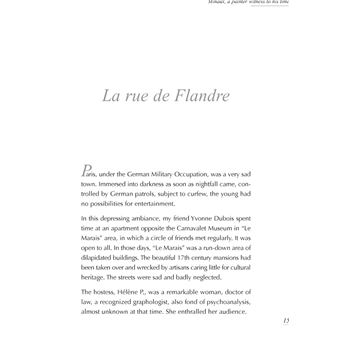 A painter witness to his time Minaux 1923-1986