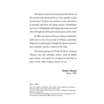 A painter witness to his time Minaux 1923-1986