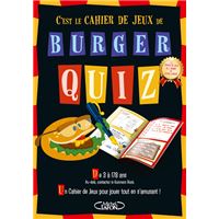 Burger quiz - Le cahier de jeux