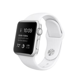 Apple Watch Sport 38 mm Aluminium bracelet Sport Blanc - Apple Watch -  Achat \u0026 prix | fnac