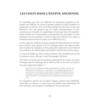 Les chats: Histoire; Moeurs; Observations; Anecdotes