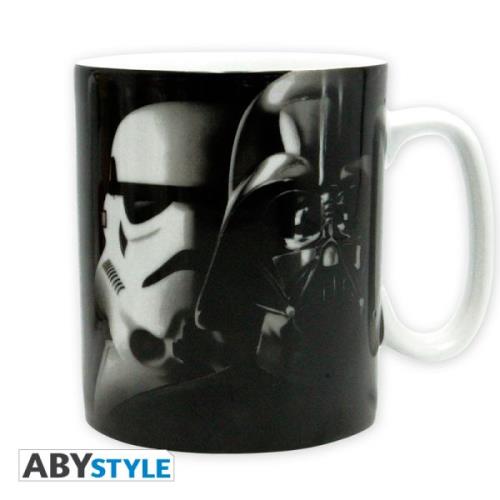 Mug 460 ml Star Wars Vador Troopers Abystyle Noir et Blanc