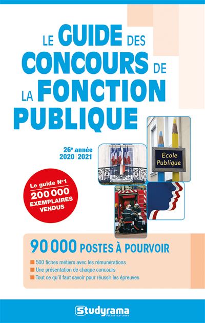 Le guide des concours de la fonction publique
