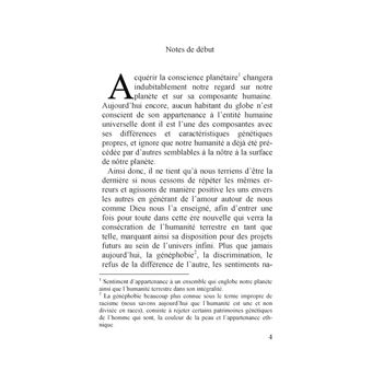 Humanité terrestre réflexions et théorie de   l'évolution anticipatoire
