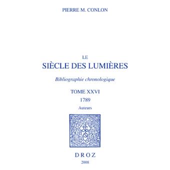 Le siècle des Lumières