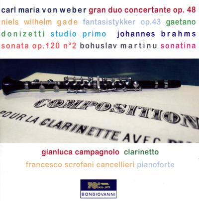 COMPOSITION POUR LA CLARINETTE AVEC PIANO