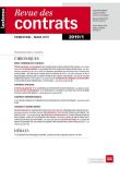 Revue des contrats n 1-2019