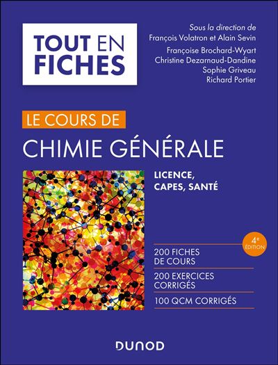 Chimie générale - Tout le cours en fiches - 2e éd
