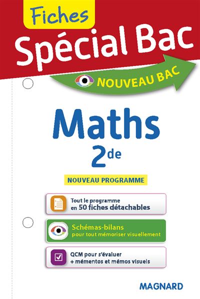 Spécial Bac Fiches Maths 2de