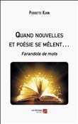Quand nouvelles et poésie se mêlent…