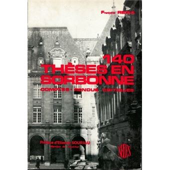 140 thèses en Sorbonne
