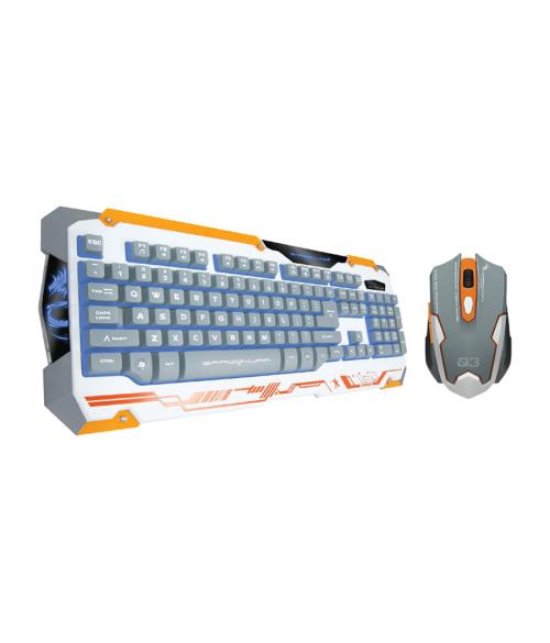 DRAGON WAR SENCAIC MOUSE + KEYBOARD WHITE EDITION PC