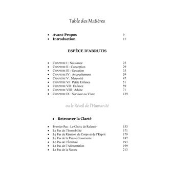 Espèce d'Abrutis ou le Réveil de l'Humanité