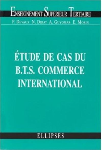 Etude de cas du BTS commerce international