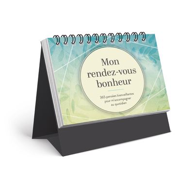 Mon rendez-vous bonheur - 365 pensées bienveillantes pour m'accompagner au quotidien - Danielle L'Heureux - broché