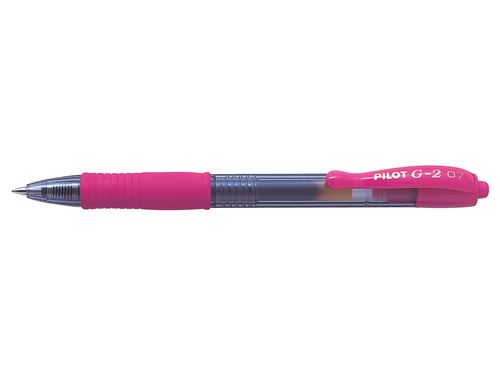 PILOT G2 STYLO GEL GRIP MOY ROSE