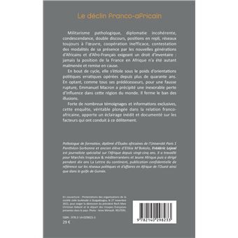 Le déclin franco-africain