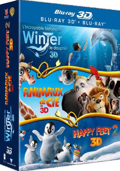Winter le dauphin - Animaux et Cie - Happy Feet 2 Coffret Combo Blu-Ray 3D