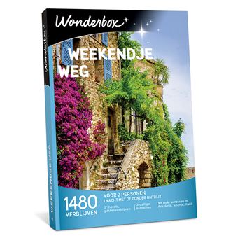 Maken Het eens zijn met Reorganiseren Wonderbox NL Weekendje weg - Cadeaubox - Fnac.be