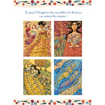 L'art à la manière de Klimt - Sequins à coller rêveries - pochette avec accessoires