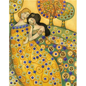 L'art à la manière de Klimt - Sequins à coller rêveries - pochette avec accessoires