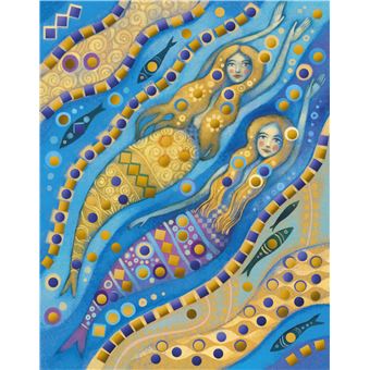 L'art à la manière de Klimt - Sequins à coller rêveries - pochette avec accessoires