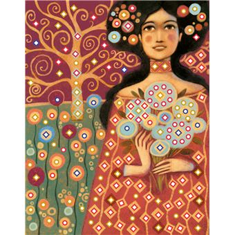 L'art à la manière de Klimt - Sequins à coller rêveries - pochette avec accessoires