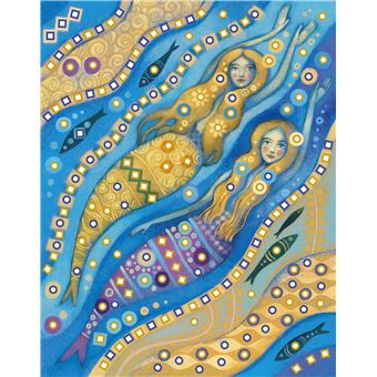 L'art à la manière de Klimt - Sequins à coller rêveries - pochette avec accessoires