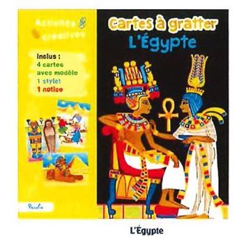 L'Égypte - Cartes à gratter