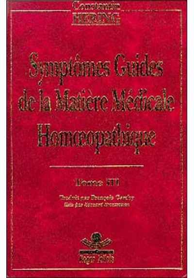 Symptomes guides de la matiere medicale homeopathique,3