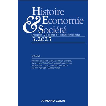 Histoire, Economie et Société 3/2025