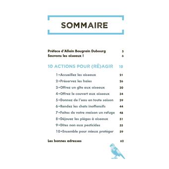 Sauvons les oiseaux ! Les 10 actions pour (ré)agir !