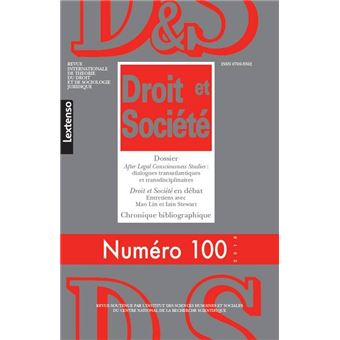 Droit et societe n 100-2018