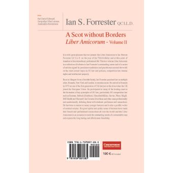 Ian Forrester A Scot Without Borders Liber Amicorum