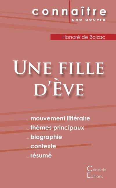 Fiche de lecture Une fille d'Ève (Analyse littéraire de référence et résumé complet)