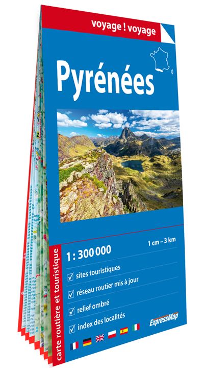 Pyrénées 1/300.000 (carte en papier)
