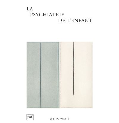 Psychiatrie de l'enfant 2012, vol. 55 (2) -  Collectif - broché