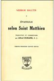 Evangile selon saint Matthieu