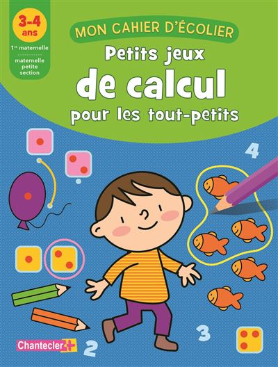 Mon cahier d'écolier (3-4 ans) calcul -  Collectif - broché