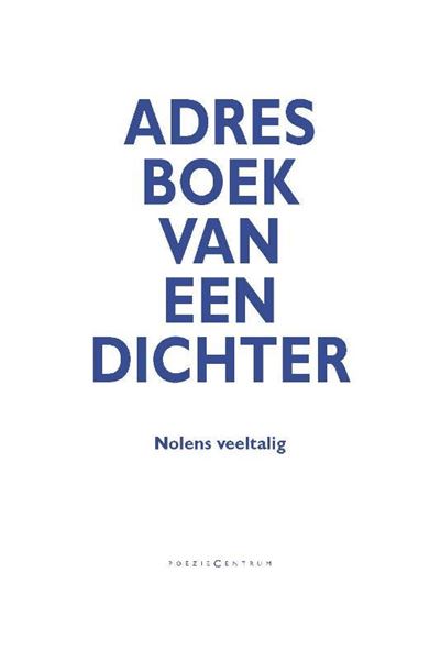 Adresboek van een dichter
