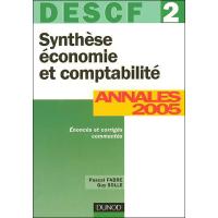 Synthèse, économie et comptabilité DESCF Epreuve n°2