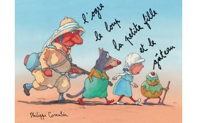 L Ogre Le Loup La Petite Fille Et Le Gateau Relie Philippe Corentin Achat Livre Fnac