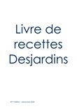 Livre de cuisine Desjardins