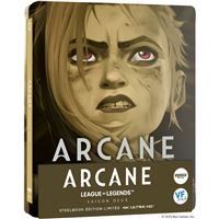 Arcane League Of Legends L'Intégrale de la Saison 2 Édition Limitée Steelbook Blu-ray 4K Ultra HD