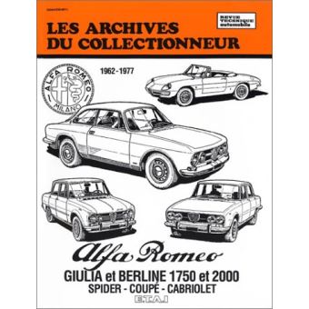 Alfa Romeo Giulia 1600-1750-2000 (1962-1977) N°36