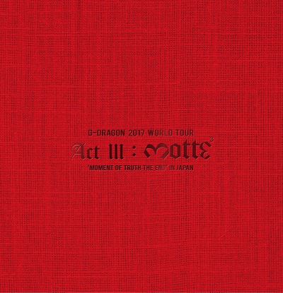 G-Dragon 2017 World Tour Act III : Motte Blu-ray - Blu-ray - Achat