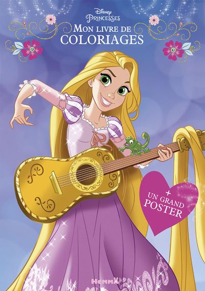 Disney Princesses Mon livre de coloriages + Un grand poster